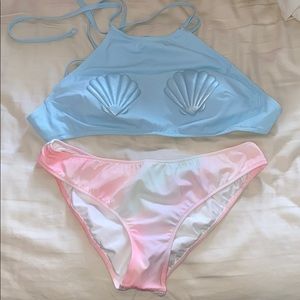 VS Pink mermaid bikini
